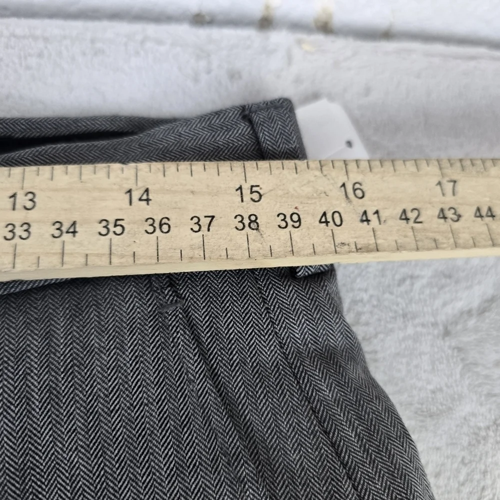 Jos A Bank Executive Collection Flat Front Pants Gray Sz 30 Unhemmed NWT